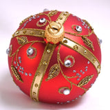 Eleanore julekule, rød