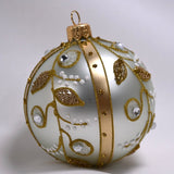 Eleanore julekule, blek grønn-