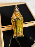 Josef og Maria m/Jesus, juletrefigurer i trekasse
