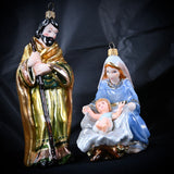 Josef og Maria med Jesusbarnet. Gavesett