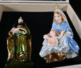 Josef og Maria med Jesusbarnet. Gavesett